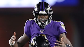 Baltimore Ravens, Lamar Jackson, #8 (Photo by Sean M. Haffey/Getty Images)
