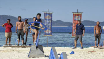 "Dirty Deed" - Sandra Diaz-Twine, James "J.T" Thomas, Michaela Bradshaw, Aubry Bracco, Jeff Probst and Tai Trang on the fifth episode of SURVIVOR: Game Changers, airing Wednesday, March 29 (8:00-9:00 PM, ET/PT) on the CBS Television Network. Photo: Jeffrey Neira/CBS Entertainment ÃÂ©2017 CBS Broadcasting, Inc. All Rights Reserved.
