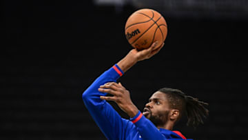 Detroit Pistons center Nerlens Noel Credit: Benny Sieu-USA TODAY Sports