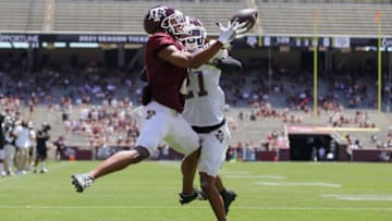 Chase Lane, Texas A&M Football (Photo by Carmen Mandato/Getty Images)