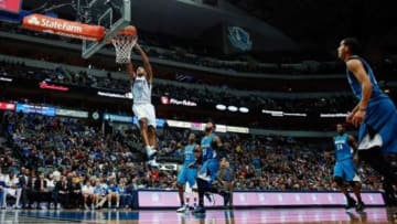 Dallas Mavericks forward Richard Jefferson (24) scores during the game against the Minnesota Timberwolves at American Airlines Center. Mandatory Credit: Kevin Jairaj-USA TODAY Sports