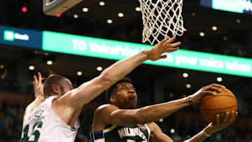 BOSTON, MA - OCTOBER 18: Giannis Antetokounmpo