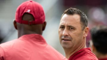 Steve Sarkisian, Texas FootballAlabama offensive coordinator Steve Sarkisian before the Texas A&M game at Kyle Field in College Station, Texas on Saturday October 12, 2019.Sark601
