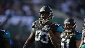 EAST RUTHERFORD, NJ - OCTOBER 01: Defensive Lineman Calais Campbell