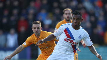 LIVINGSTON, SCOTLAND - SEPTEMBER 30: Alfredo Morelos of Rangers controls the ball during the Ladbrokes Premiership match between Livingston and Rangers at on September 30, 2018 in Livingston, Scotland. (Photo by Ian MacNicol/Getty Images)