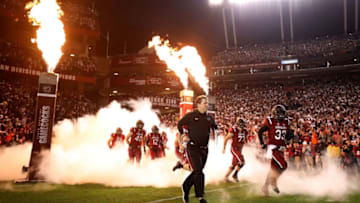 Head coach Will Muschamp of the South Carolina Gamecocks. (Photo by Streeter Lecka/Getty Images)