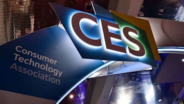 LAS VEGAS, NV - JANUARY 09: The CES logo is seen during CES 2018 at the Las Vegas Convention Center on January 9, 2018 in Las Vegas, Nevada. CES, the world's largest annual consumer technology trade show, runs through January 12 and features about 3,900 exhibitors showing off their latest products and services to more than 170,000 attendees. (Photo by David Becker/Getty Images)