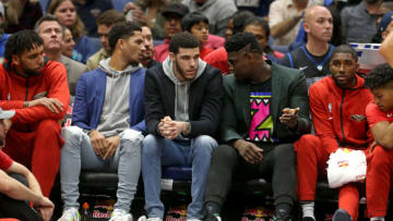 Lonzo Ball, Josh Hart Mandatory Credit: Chuck Cook-USA TODAY Sports