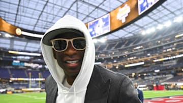 Colorado football head coach Deion Sanders was likened to a rap star in a reference to his response to a viral fake quote Mandatory Credit: Jayne Kamin-Oncea-USA TODAY Sports