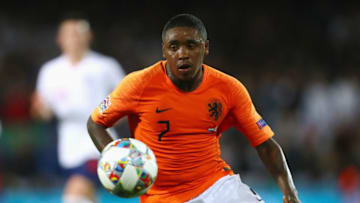 GUIMARAES, PORTUGAL - JUNE 06: Steven Bergwijn of The Netherlands in action during the UEFA Nations League Semi-Final match between the Netherlands and England at Estadio D. Afonso Henriques on June 06, 2019 in Guimaraes, Portugal. (Photo by Dean Mouhtaropoulos/Getty Images)
