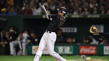 TOKYO, JAPAN - NOVEMBER 13: Pinch hitter Shohei Ohtani