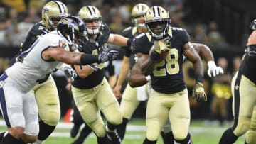 Sep 1, 2016; New Orleans, LA, USA; New Orleans Saints running back C.J. Spiller (28) in action during the game against the New Orleans Saints at the Mercedes-Benz Superdome. Mandatory Credit: Matt Bush-USA TODAY Sports