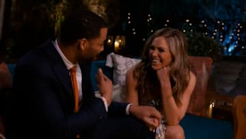 THE BACHELORETTE - "1501" - It's a tractor...It's a plane...It's the self-appointed king of the jungle! Hannah's search for fierce love is matched with fierce competition as one hopeful bachelor sets a high bar by jumping the fence, while another pops out from the limo, in true beast fashion. At the end of the day, whether he is a golf pro looking to be Hannah's hole-in-one, a Box King seeking a woman who checks all his boxes, or a man with a custom-made pizza delivery, everyone wants a piece of Hannah's heart on the highly anticipated 15th season of "The Bachelorette," premiering MONDAY, MAY 13 (8:00-10:01 p.m. EDT), on The ABC Television Network. (ABC/John Fleenor)MIKE, HANNAH BROWN