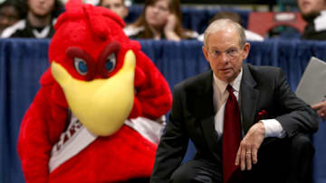 South Carolina basketball head coach Dave Odom with mascot Cocky. Mandatory Credit: Jason Parkhurst-USA TODAY Sports Copyright © 2007 Jason Parkhurst