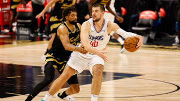 Ivica Zubac, LA Clippers. Mandatory Credit: Nathan Ray Seebeck-USA TODAY Sports