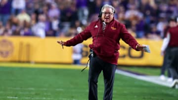 A former Auburn football head coach was let go from the flailing Sun Belt school he had won just 10 games for the past three seasons Mandatory Credit: Stephen Lew-USA TODAY Sports