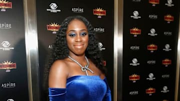 NEW YORK, NEW YORK - APRIL 05: WWE Superstar Naomi attends the WWE Superstars For Hope Reception on April 05, 2019 in New York City. (Photo by Brian Ach/Getty Images for WWE)
