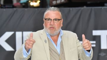 LONDON, ENGLAND - SEPTEMBER 12: Ray Winstone attends the World Premiere of 'King Of Thieves' at Vue West End on September 12, 2018 in London, England. (Photo by Jeff Spicer/Getty Images)