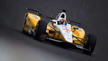 INDIANAPOLIS, IN - MAY 28: Oriol Servia of Spain, driver of the #16 Manitowoc Honda (Photo by Jared C. Tilton/Getty Images)