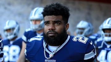 LOS ANGELES, CA - AUGUST 12: Ezekiel Elliott