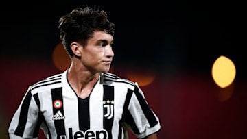 U-POWER STADIUM, MONZA, ITALY - 2021/07/31: Matias Soule of Juventus FC looks on during the Luigi Berlusconi Trophy football match between AC Monza and Juventus FC. Juventus FC won 2-1 over AC Monza. (Photo by Nicolò Campo/LightRocket via Getty Images)