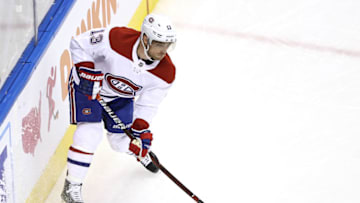 TORONTO, ONTARIO - AUGUST 12: Max Domi #13 of the Montreal Canadiens. (Photo by Elsa/Getty Images)
