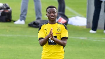 Youssoufa Moukoko (Photo by Alex Gottschalk/DeFodi Images via Getty Images)