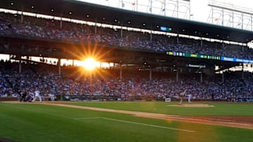 Jul 19, 2016; Chicago, IL, USA; A general view of Wrigley Field during the game between the Chicago Cubs and the New York Mets. Mandatory Credit: Caylor Arnold-USA TODAY Sports