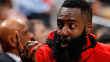 ATLANTA, GA - NOVEMBER 03: James Harden