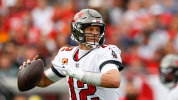 Tom Brady, Tampa Bay Buccaneers. (Mandatory Credit: Nathan Ray Seebeck-USA TODAY Sports)