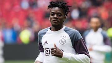 Bertrand Traore of Ajaxduring the Dutch Eredivisie match between Ajax Amsterdam and Go Ahead Eagles at the Amsterdam Arena on May 07, 2017 in Amsterdam, The Netherlands(Photo by VI Images via Getty Images)