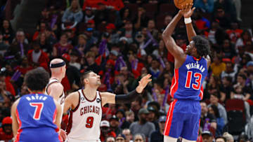 Detroit Pistons center James Wiseman (13) Credit: Kamil Krzaczynski-USA TODAY Sports