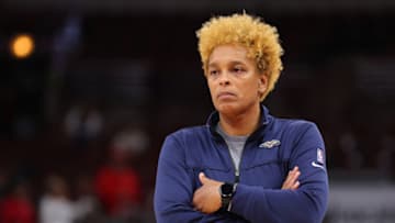 Teresa Weatherspoon, New Orleans Pelicans.(Photo by Michael Reaves/Getty Images)