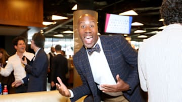BROOKLYN, NY - JUNE 21: NBA Legend Bruce Bowen is seen during the NBA Draft Reception at the 40/40 Club on June 21, 2018 at Barclays Center in Brooklyn, New York. NOTE TO USER: User expressly acknowledges and agrees that, by downloading and or using this photograph, User is consenting to the terms and conditions of the Getty Images License Agreement. Mandatory Copyright Notice: Copyright 2018 NBAE (Photo by Michelle Farsi/NBAE via Getty Images)