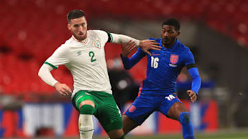 LONDON, ENGLAND - NOVEMBER 12: Matt Doherty of Republic of Ireland and Tottenham (Photo by Mike Egerton - Pool/Getty Images)