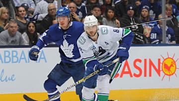 Christopher Tanev, Vancouver Canucks (Photo by Claus Andersen/Getty Images)