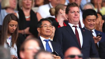 SOUTHAMPTON, ENGLAND - AUGUST 31: Southampton Chairman Gao Jisheng looks on from the stands during the Premier League match between Southampton FC and Manchester United at St Mary's Stadium on August 31, 2019 in Southampton, United Kingdom. (Photo by Catherine Ivill/Getty Images)