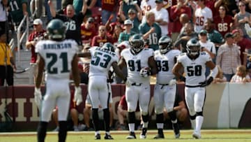 LANDOVER, MD - SEPTEMBER 10: Defensive tackle Fletcher Cox