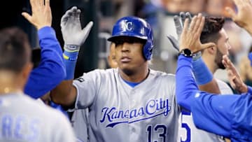 Kansas City Royals catcher Salvador Perez. (Photo by Duane Burleson/Getty Images)