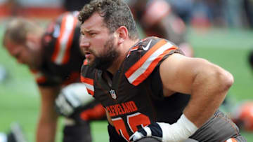 Sep 27, 2015; Cleveland, OH, USA; Cleveland Browns tackle Joe Thomas (73) at FirstEnergy Stadium. Mandatory Credit: Ken Blaze-USA TODAY Sports
