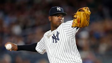 NEW YORK, NY - SEPTEMBER 03: Pitcher Luis Severino
