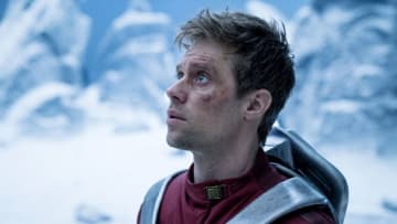 KRYPTON -- "The Alpha and the Omega" Episode 210 -- Pictured: Shaun Sipos as Adam Strange -- (Photo by: Steffan Hill/SYFY)