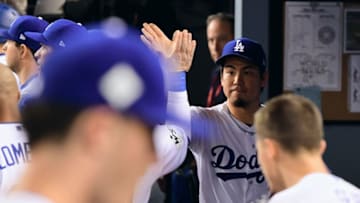 LOS ANGELES, CA - OCTOBER 31: Kenta Maeda (Photo by Harry How/Getty Images)