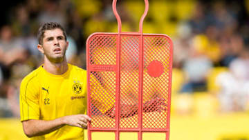 DORTMUND, GERMANY - JULY 09: Christian Pulisic during Borussia Dortmund's training session on July 9, 2018 in Dortmund, Germany. (Photo by Alexandre Simoes/Borussia Dortmund/Getty Images)
