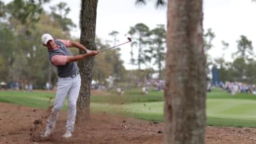 PONTE VEDRA BEACH, FLORIDA - MARCH 16: Rory McIlroy of Northern Ireland plays a shot on the sixth hole during the third round of The PLAYERS Championship on The Stadium Course at TPC Sawgrass on March 16, 2019 in Ponte Vedra Beach, Florida. (Photo by Richard Heathcote/Getty Images)