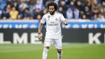 VITORIA GASTEIZ, SPAIN - NOVEMBER 30: Marcelo of Real Madrid during the La Liga Santander match between Deportivo Alaves v Real Madrid at the Estadio de Mendizorroza on November 30, 2019 in Vitoria Gasteiz Spain (Photo by David S. Bustamante/Soccrates/Getty Images)