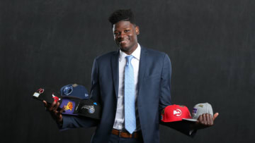 CHICAGO, IL - MAY 15: NBA Draft Prospect, Mohamed Bamba poses for a portrait before the NBA Draft Lottery on May 15, 2018 at The Palmer House Hilton in Chicago, Illinois. NOTE TO USER: User expressly acknowledges and agrees that, by downloading and or using this Photograph, user is consenting to the terms and conditions of the Getty Images License Agreement. Mandatory Copyright Notice: Copyright 2018 NBAE (Photo by David Sherman/NBAE via Getty Images)