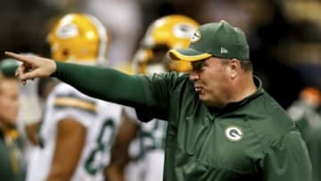 Oct 26, 2014; New Orleans, LA, USA; Green Bay Packers head coach Mike McCarthy before a game against the New Orleans Saints at the Mercedes-Benz Superdome. Mandatory Credit: Derick E. Hingle-USA TODAY Sports