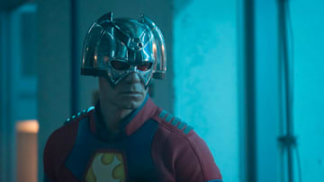 John Cena in Peacemaker Season 1, Episode 5. Photograph by Katie Yu/HBO Max.