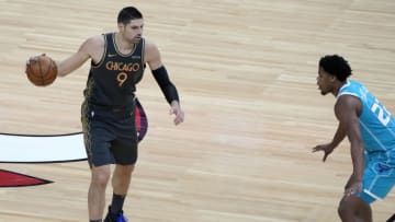 Nikola Vucevic, Chicago Bulls. Mandatory Credit: Mike Dinovo-USA TODAY Sports